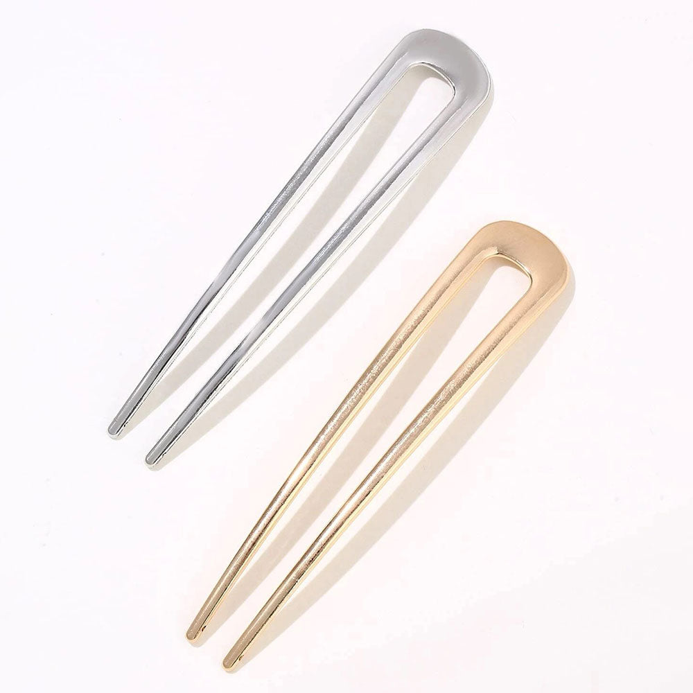 2pcs Metal Hairpin (Multicolor) - The Casual Company