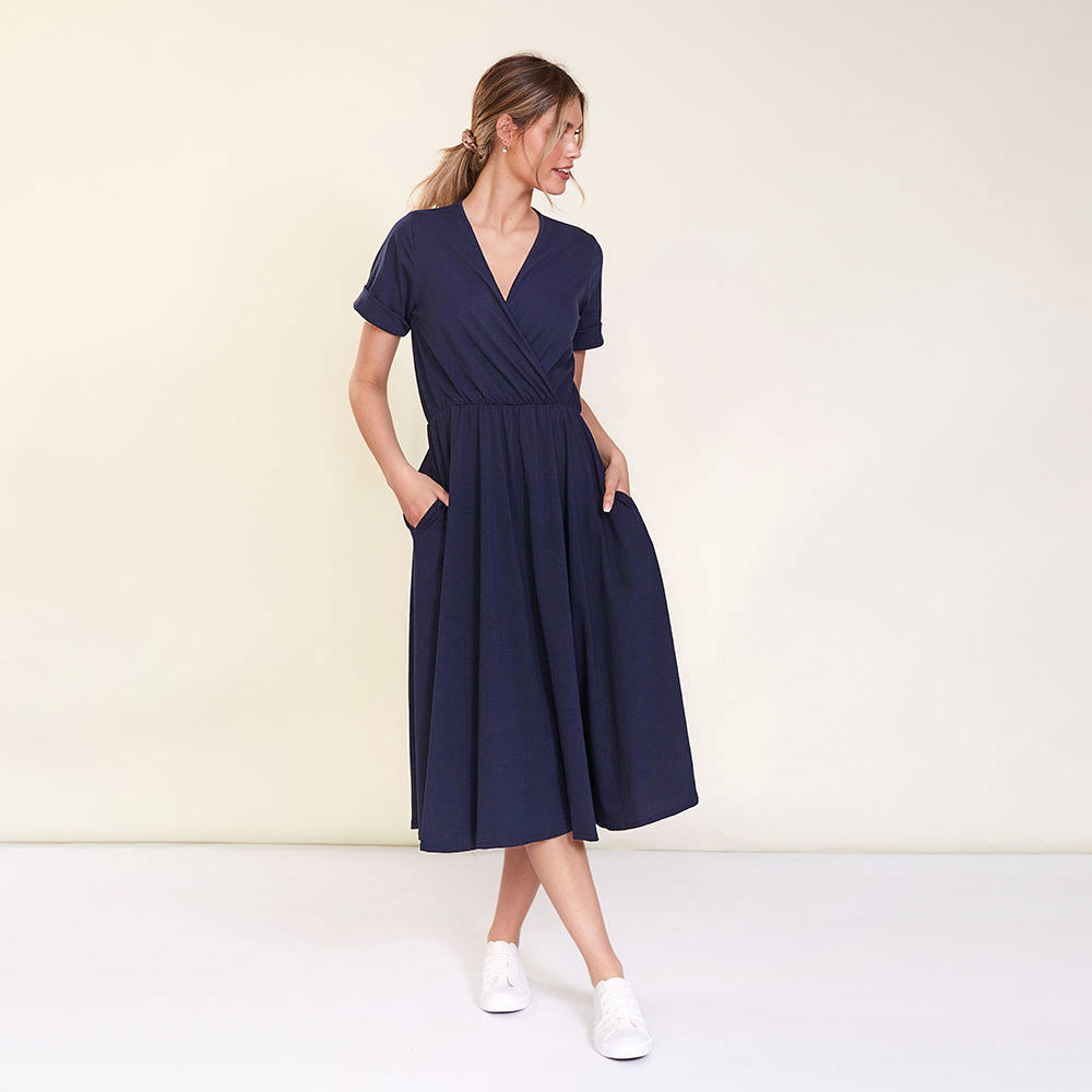 Archie Dress (Navy) - The Casual Company