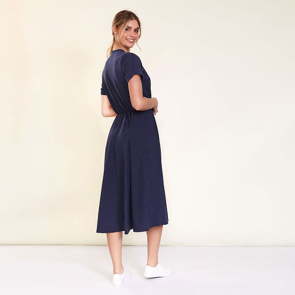 Archie Dress (Navy) - The Casual Company