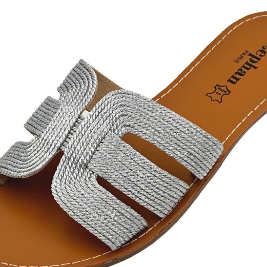 Fallon Sandals (Light Gray)