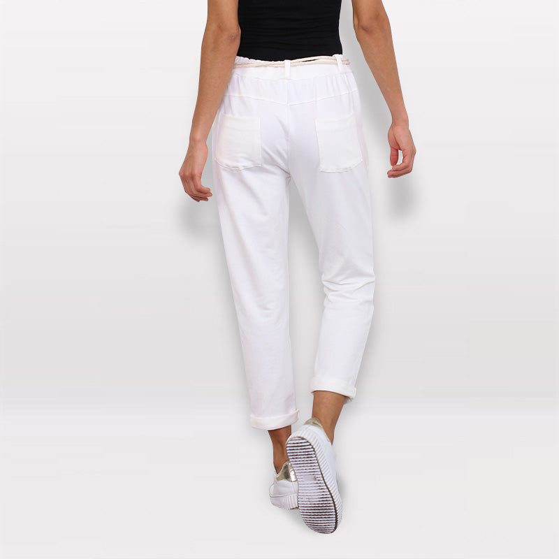 Jessica Jogger Trousers White