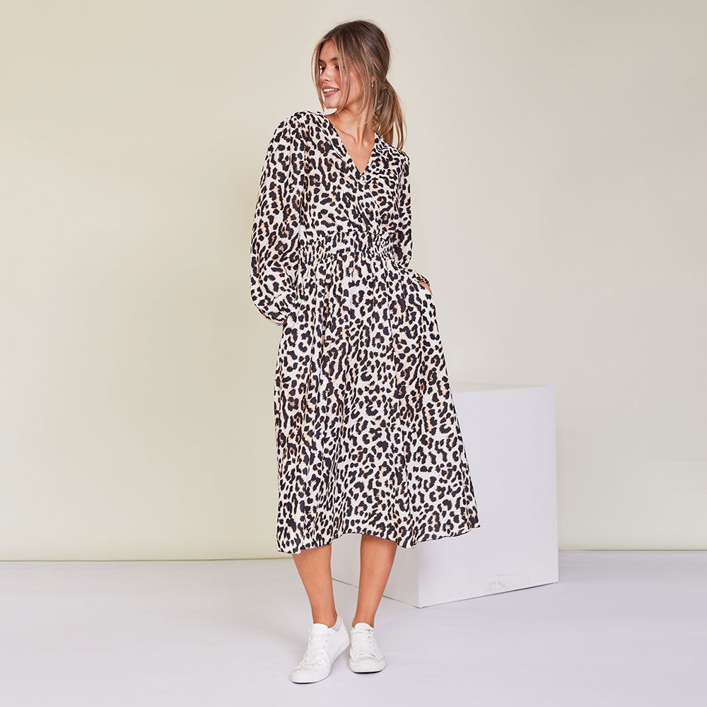 Caitlin Dress (Leopard)