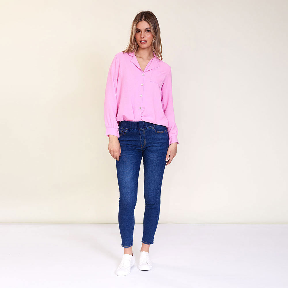 Nikki Shirt (Pink) - The Casual Company