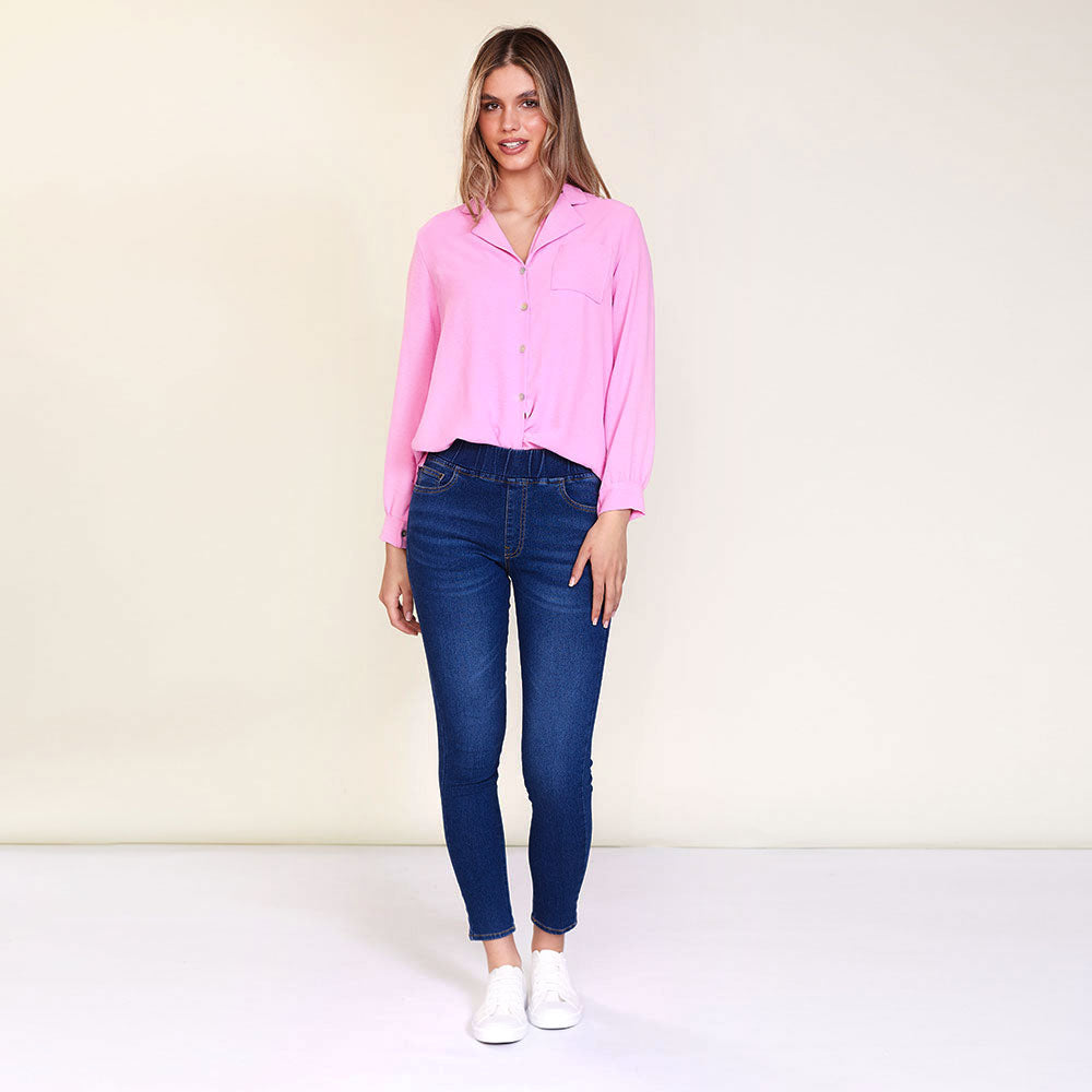Nikki Shirt (Pink) - The Casual Company