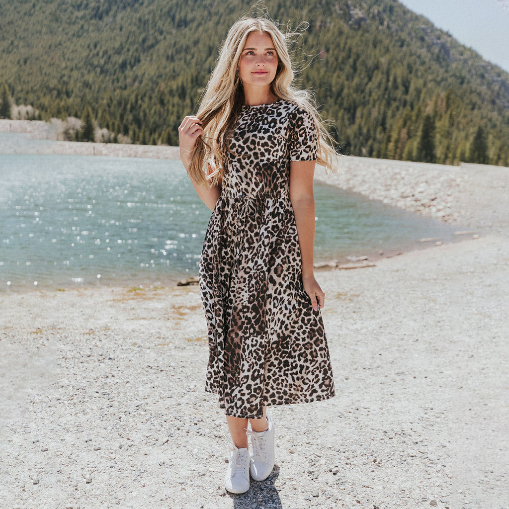 Piper Dress (Leopard)