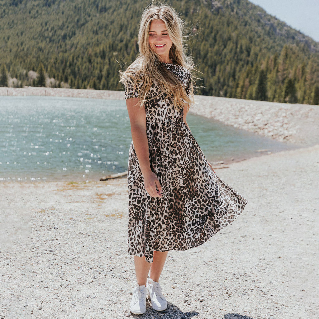 Piper Dress (Leopard)