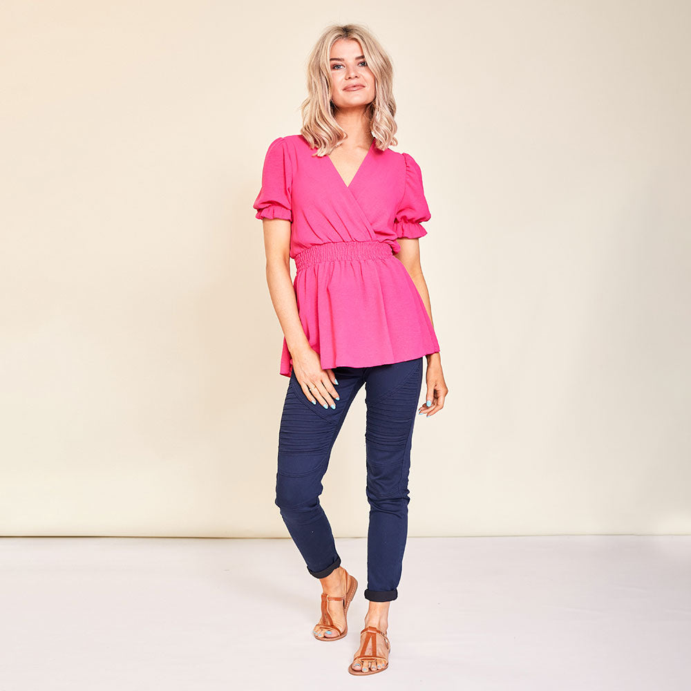 Belle Top (Pink) - The Casual Company