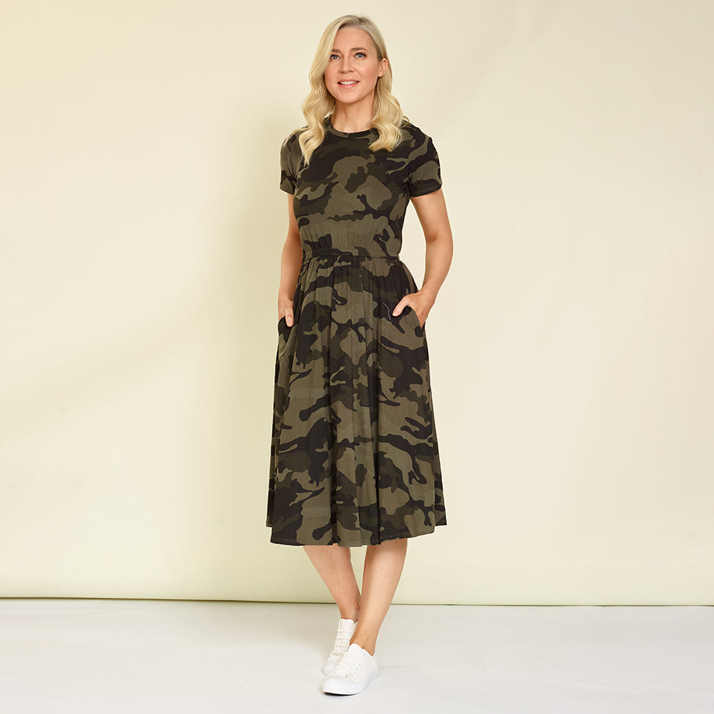 Piper Dress (Army)