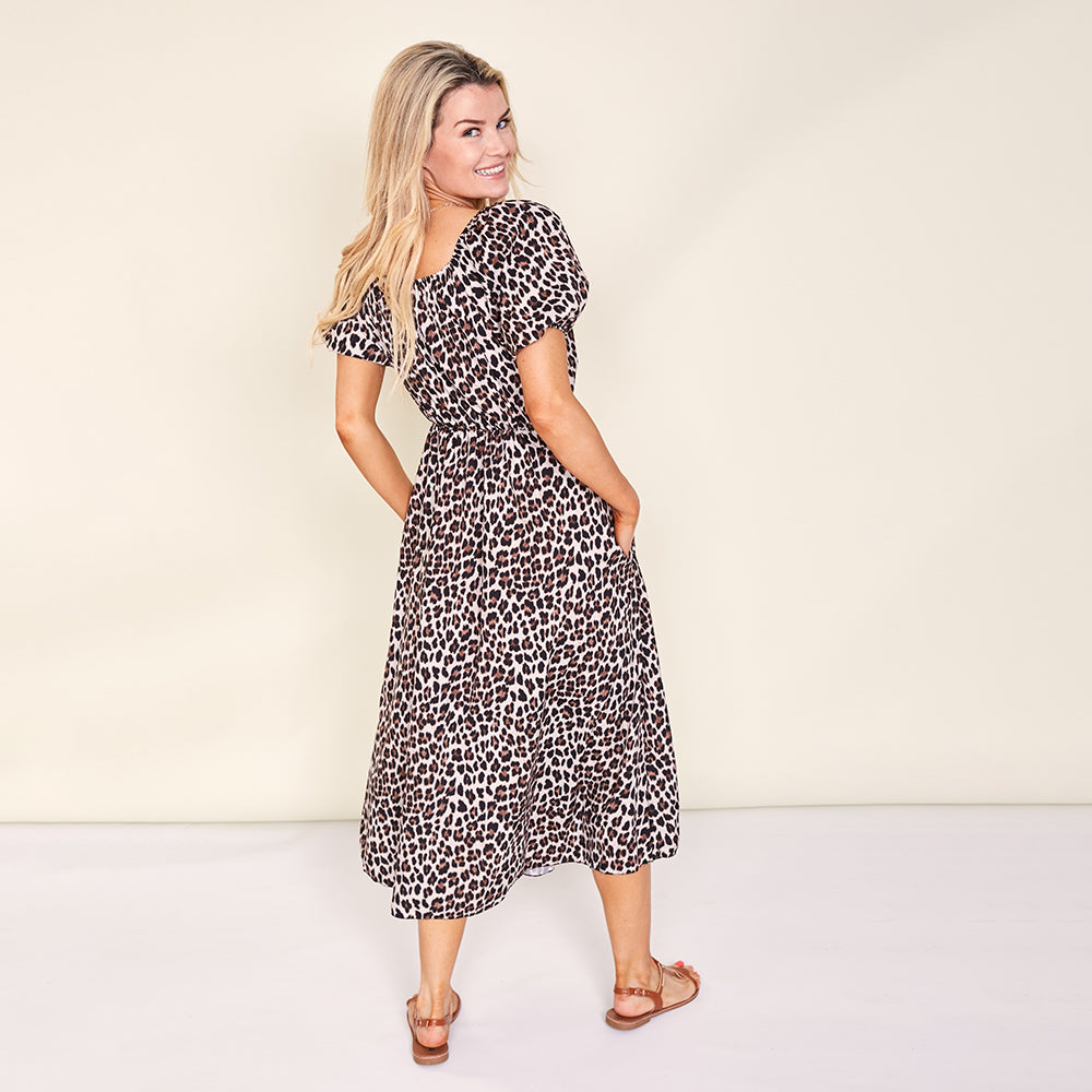 Elva Dress (Leopard)