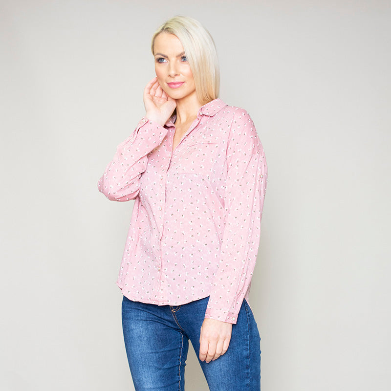 Penny Floral Shirt (Pink)