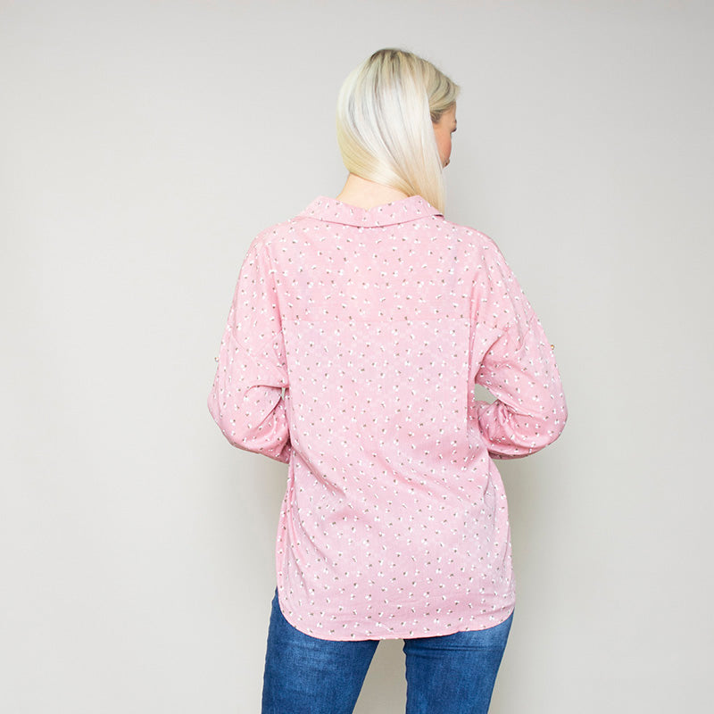 Penny Floral Shirt (Pink)