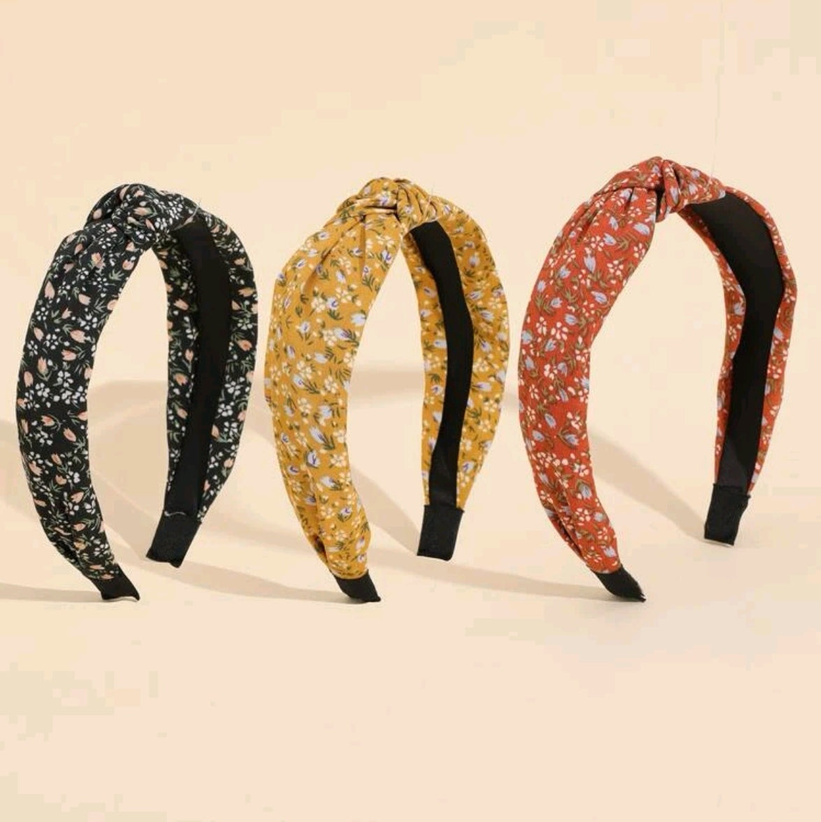 3pcs Ditsy Floral Hairbands