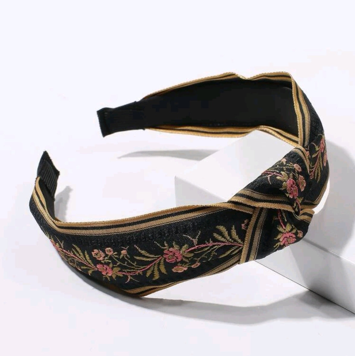 Floral Embroidery Hairband