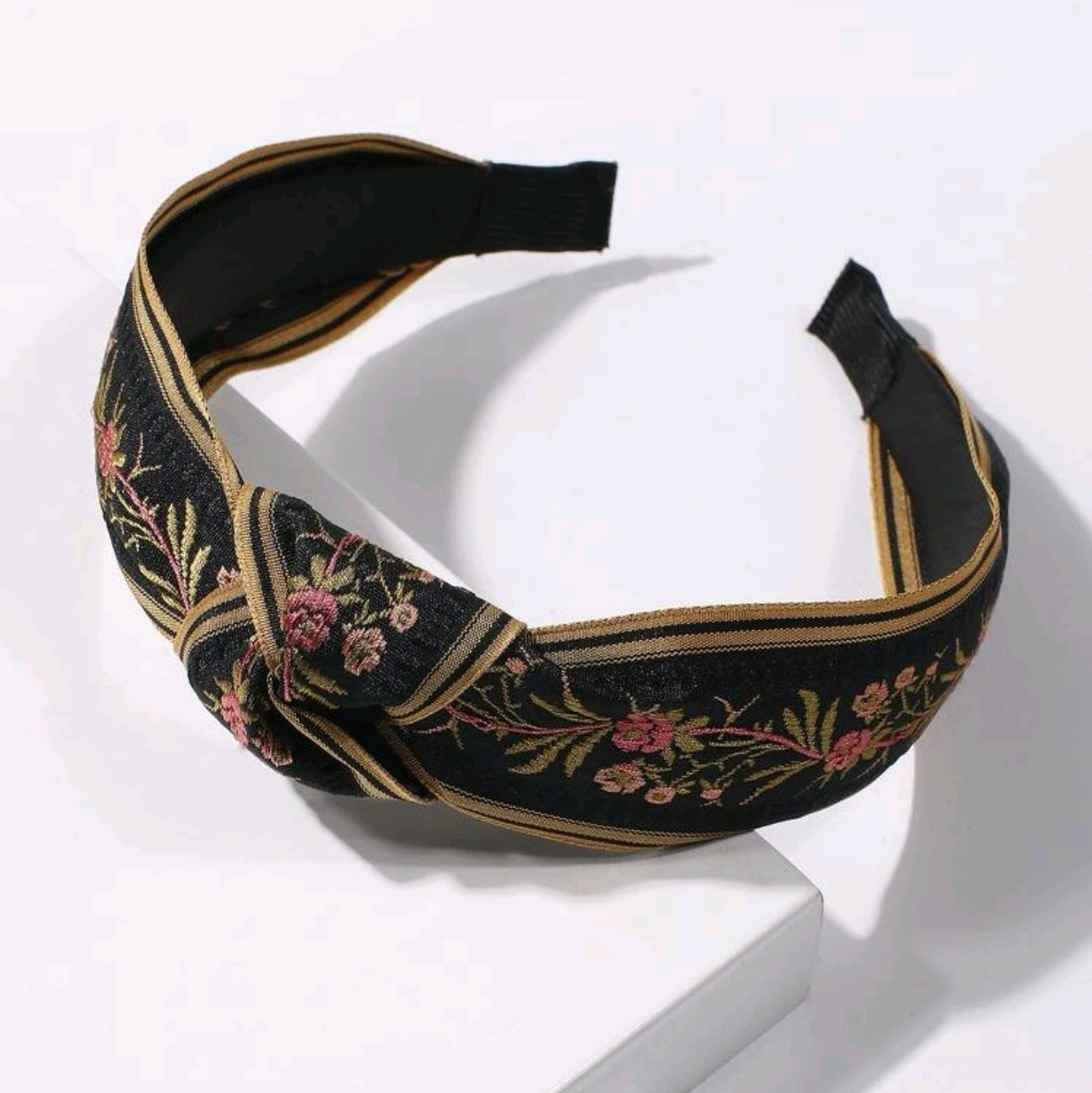 Floral Embroidery Hairband