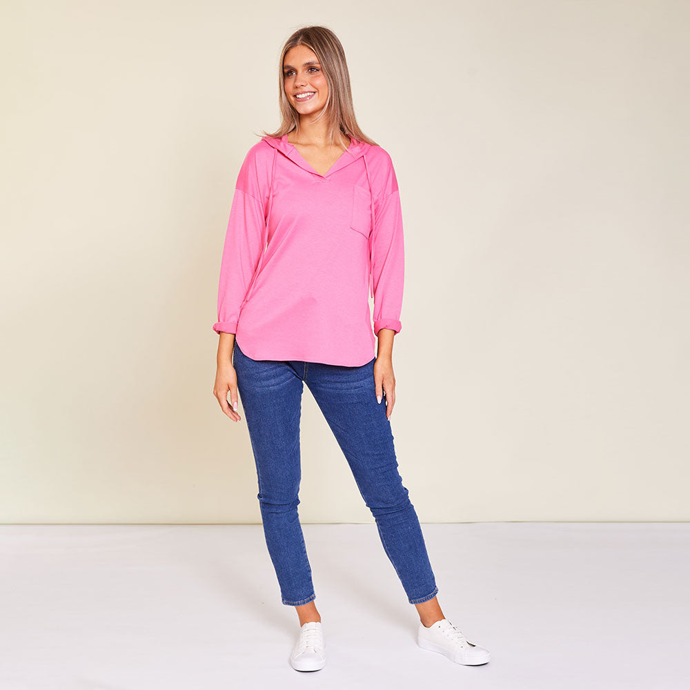 Darcey Hoody (Fuchsia)