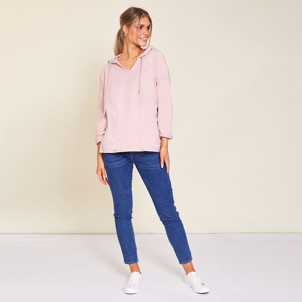 Barker Hoody (Pearl Pink) - The Casual Company