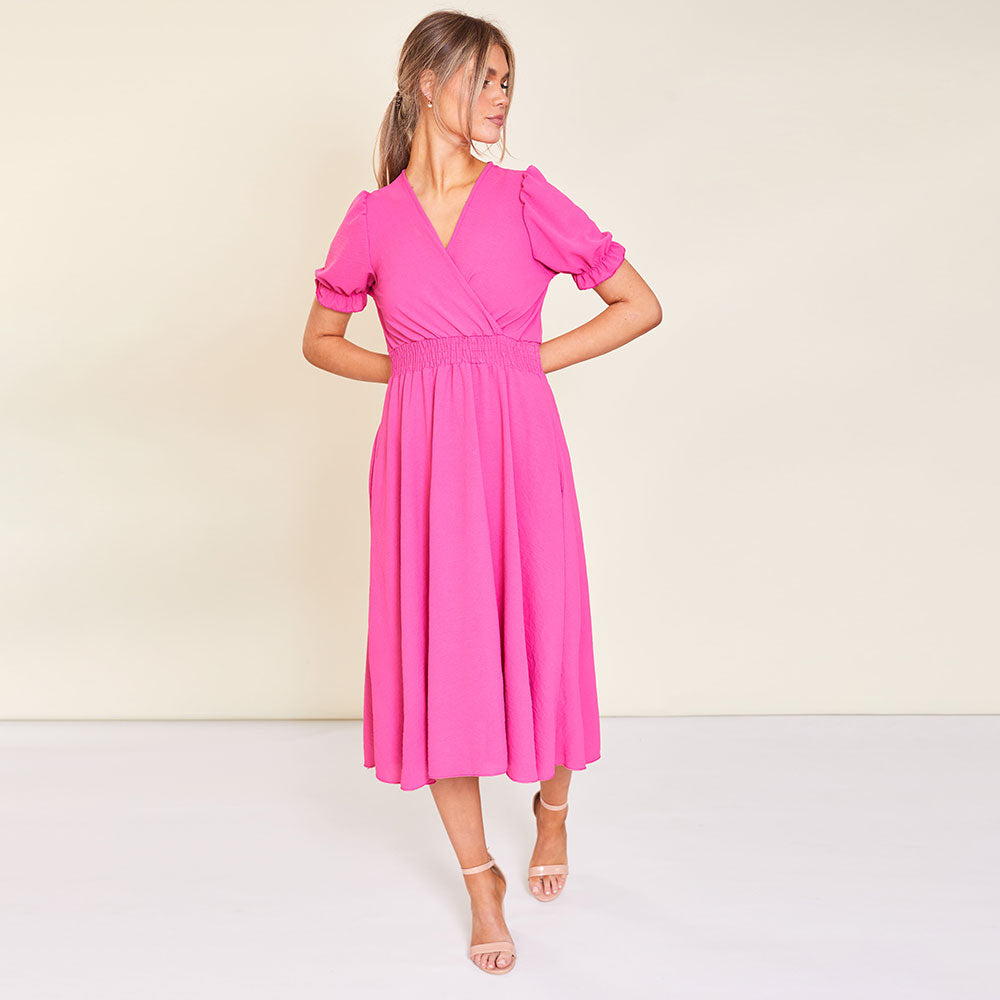 Belle Dress (Pink) - The Casual Company