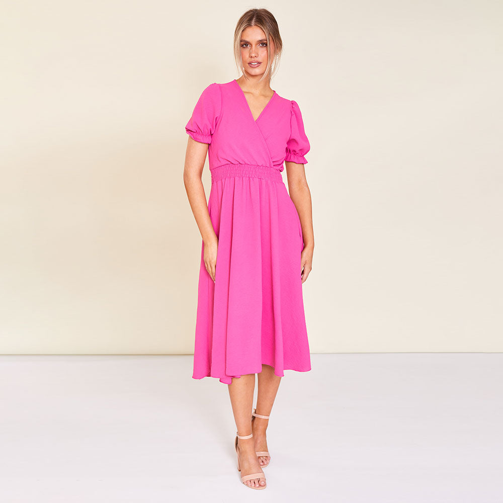 Belle Dress (Pink) - The Casual Company