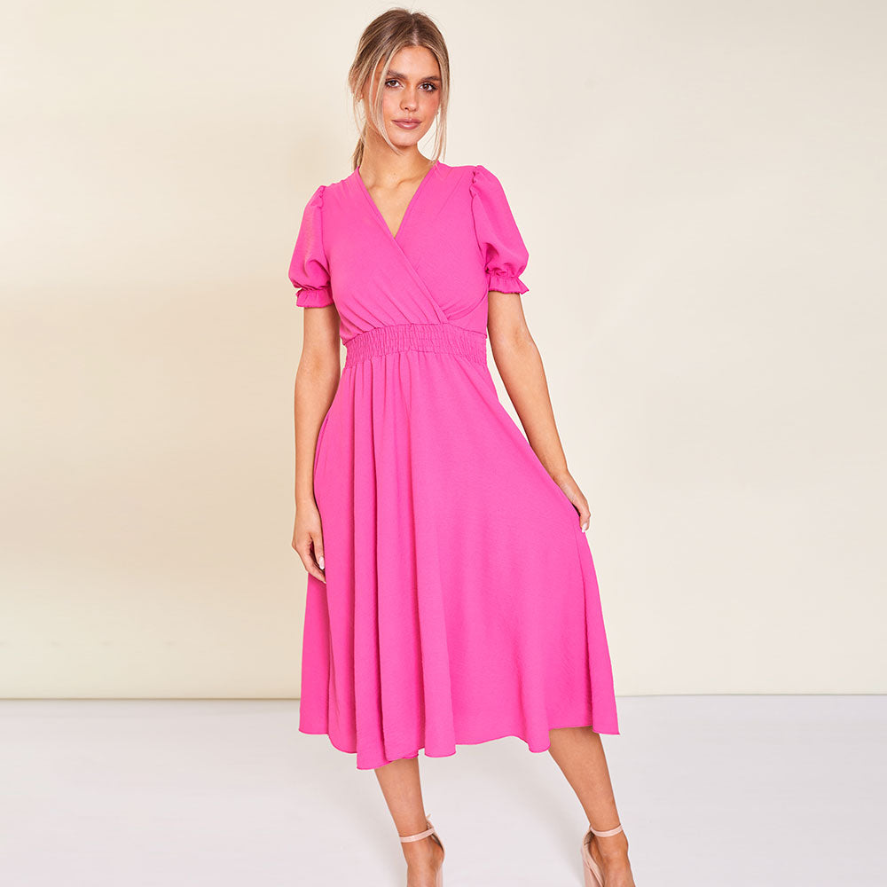 Belle Dress (Pink) - The Casual Company