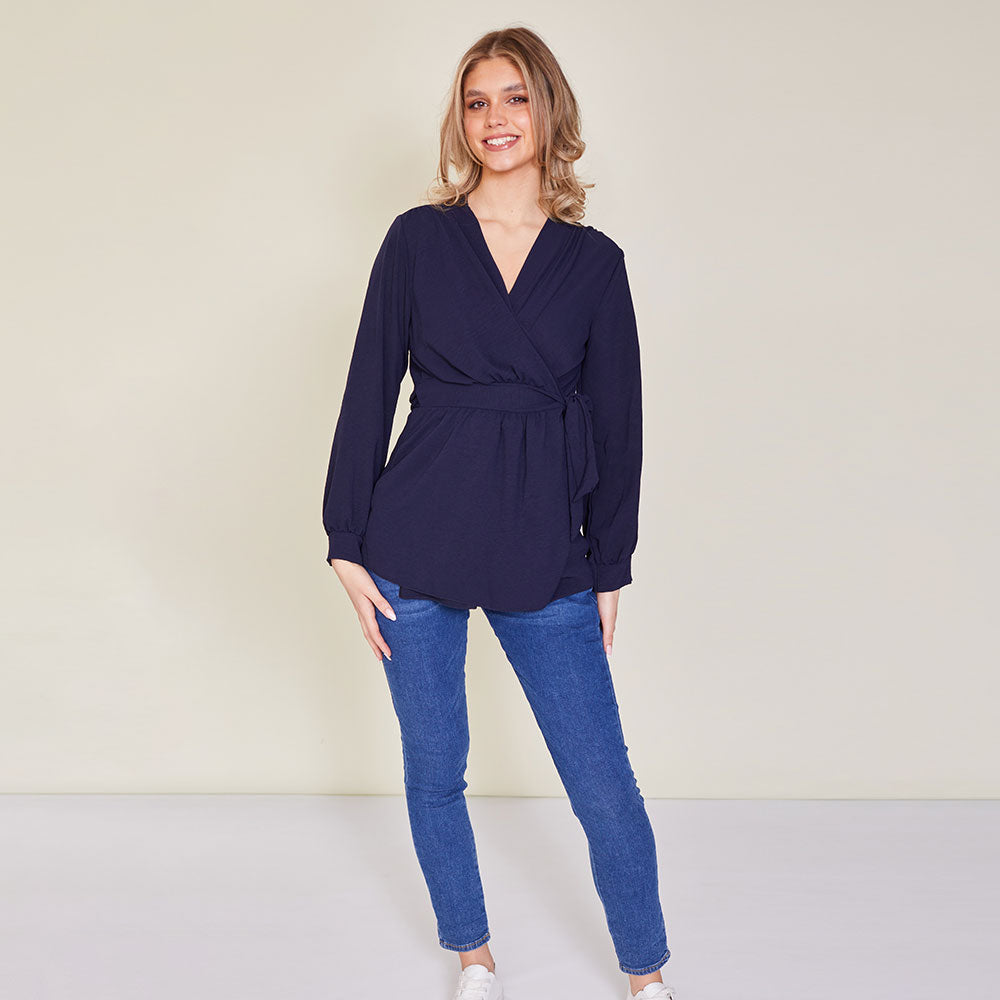 Talia Top (Navy)