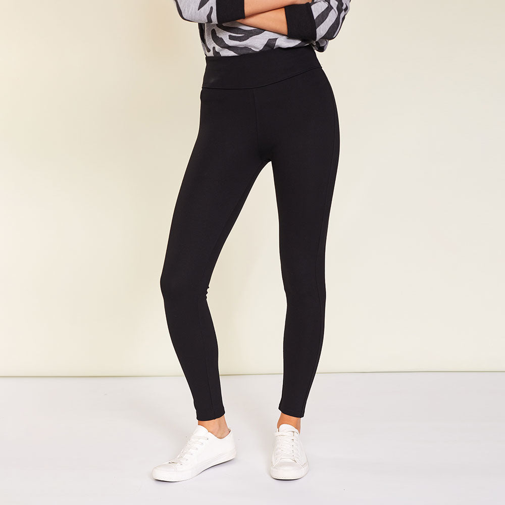 Style Co women's black casual pants L rayon nylon spandex waist 34 inseam  25