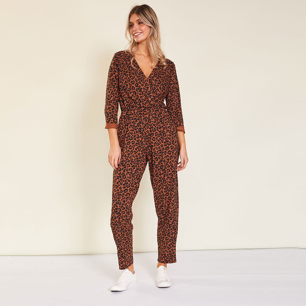 GiGi Jumpsuit (Leopard)