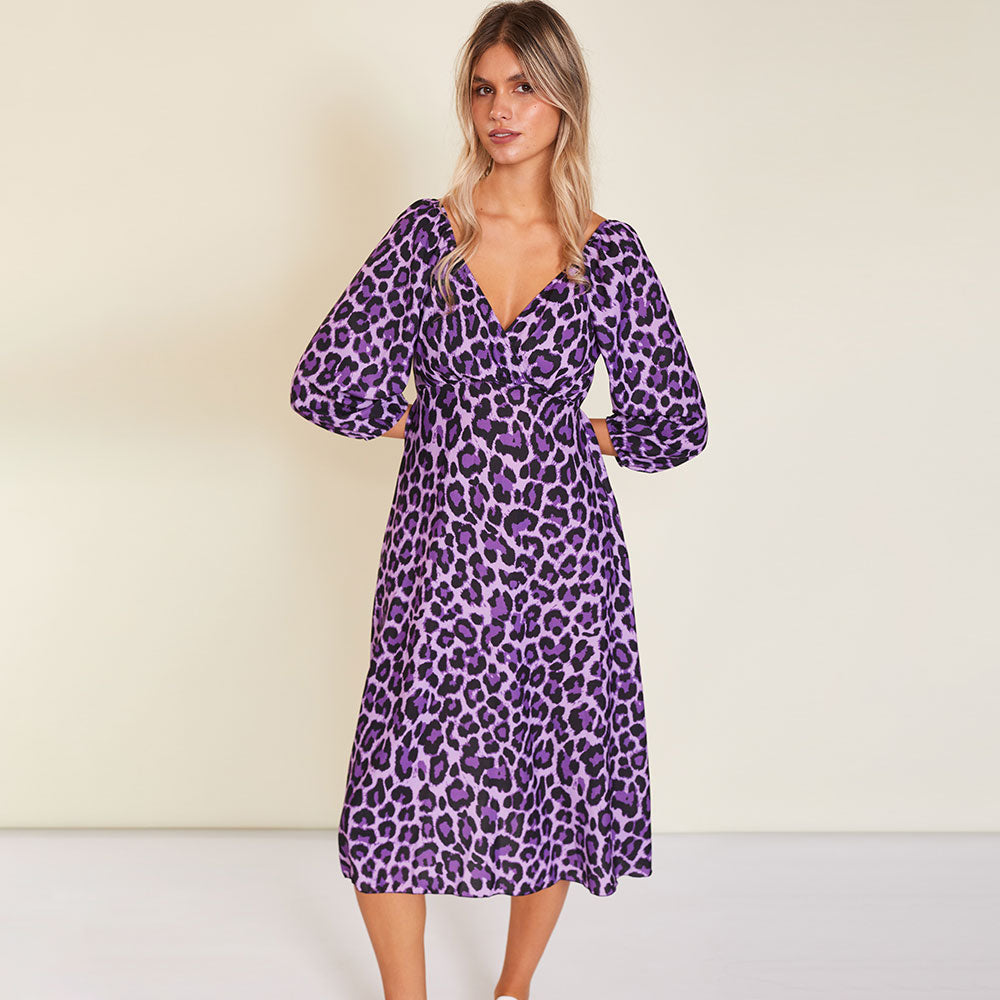 Reece Dress (Leopard)