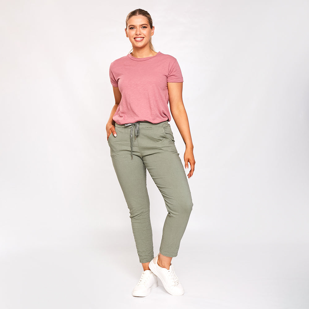 Charlie Relaxed Stretch Jogger (Khaki)