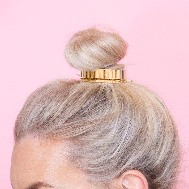 Lea Messy Bun Hair (Gold)
